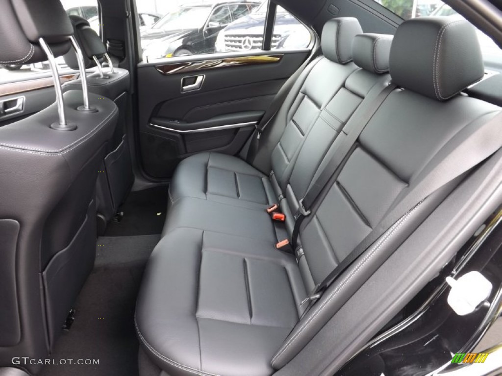 2014 E 350 4Matic Sedan - Black / Black photo #8