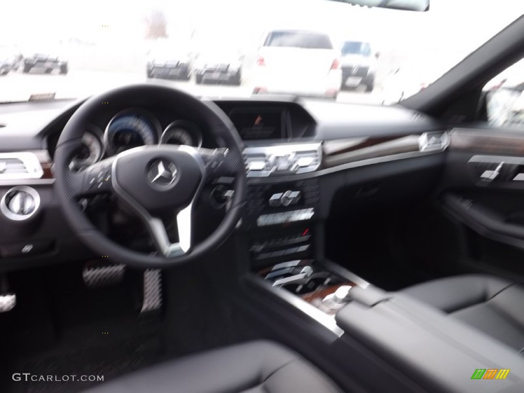 2014 E 350 4Matic Sedan - Black / Black photo #9