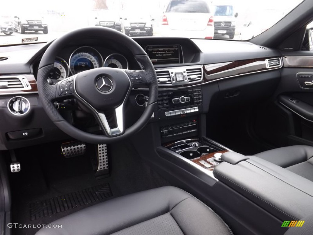 2014 E 350 4Matic Sedan - Black / Black photo #10