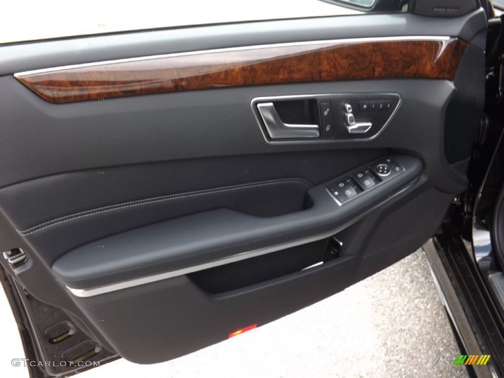 2014 E 350 4Matic Sedan - Black / Black photo #18