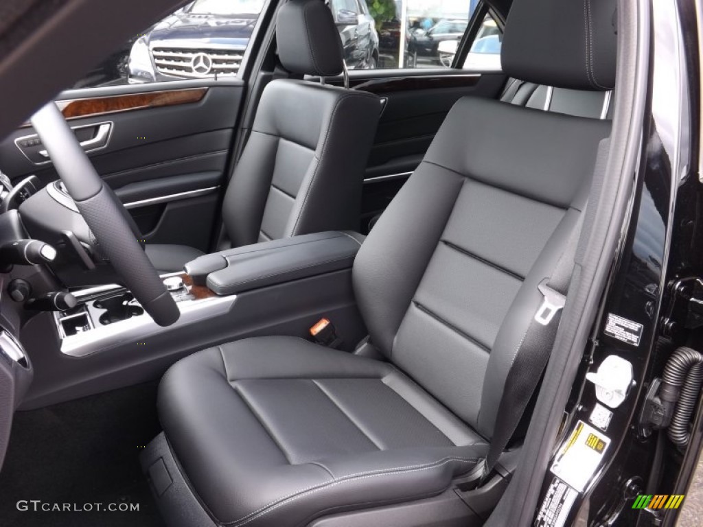 2014 E 350 4Matic Sedan - Black / Black photo #19