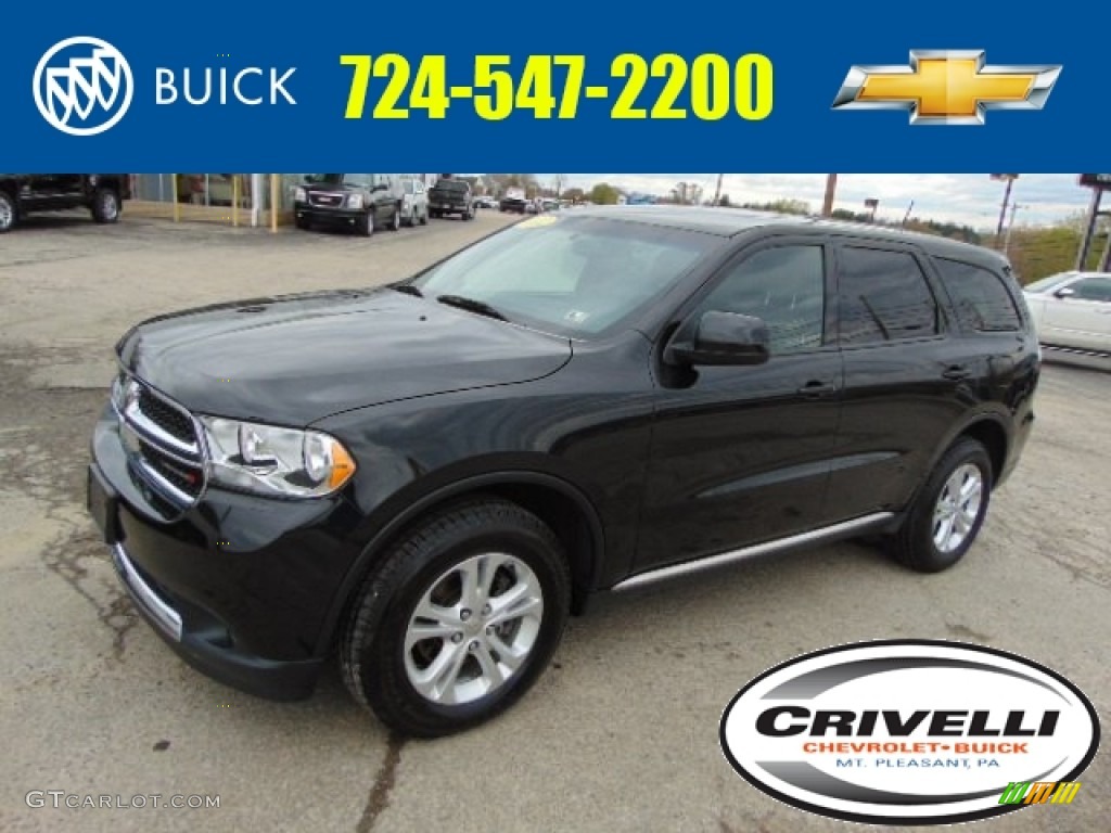 Brilliant Black Crystal Pearl Dodge Durango