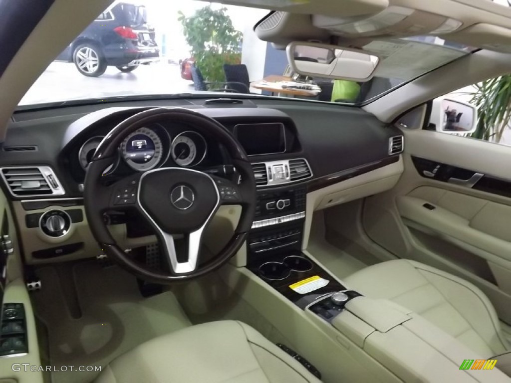 2014 E 350 Cabriolet - Diamond White Metallic / Silk Beige/Espresso Brown photo #5