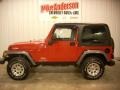 Flame Red 2004 Jeep Wrangler X 4x4