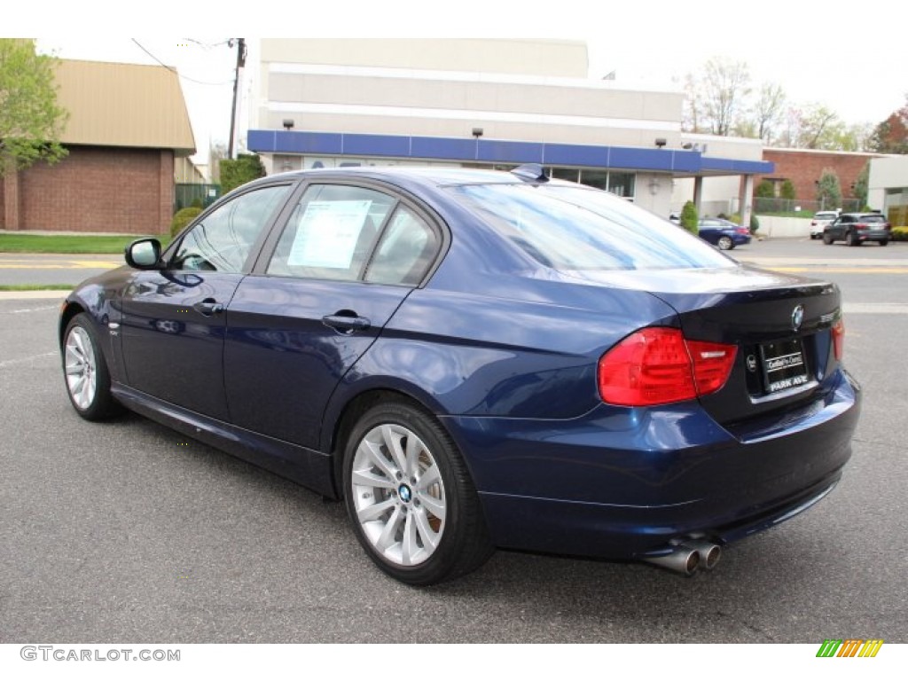 2011 3 Series 328i xDrive Sedan - Deep Sea Blue Metallic / Saddle Brown Dakota Leather photo #5