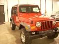 2004 Flame Red Jeep Wrangler X 4x4  photo #5