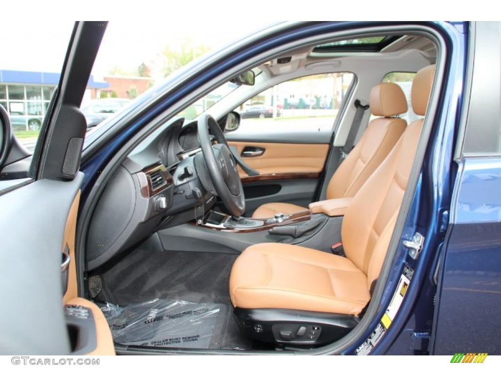 2011 3 Series 328i xDrive Sedan - Deep Sea Blue Metallic / Saddle Brown Dakota Leather photo #11