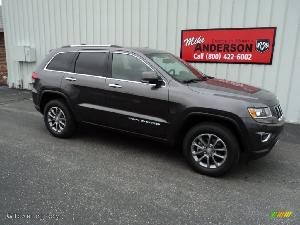 2014 Grand Cherokee Limited 4x4 - Granite Crystal Metallic / Morocco Black photo #2