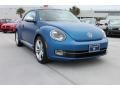 Reef Blue Metallic 2013 Volkswagen Beetle Turbo Fender Edition