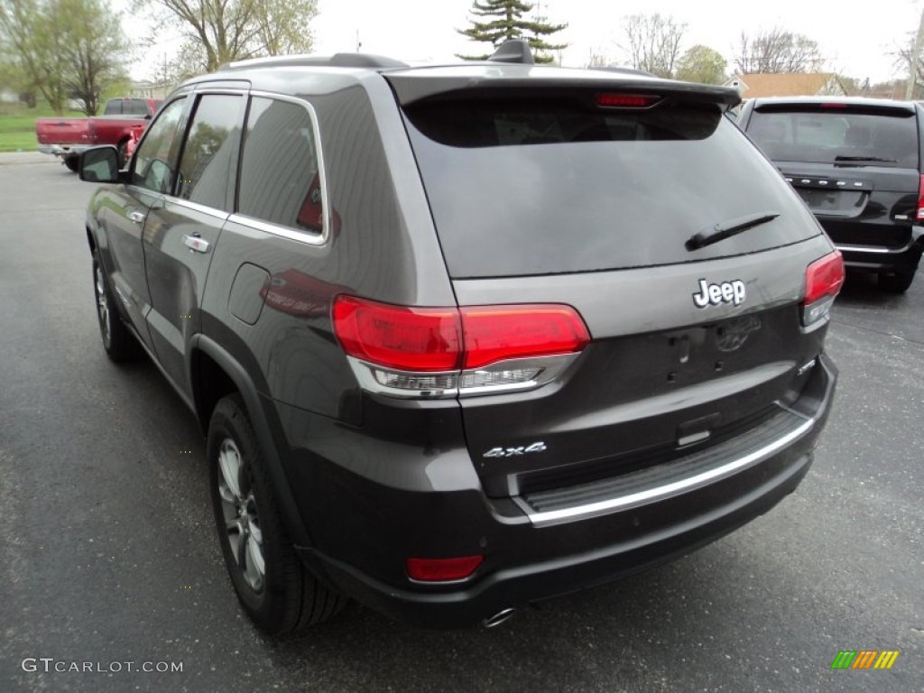 2014 Grand Cherokee Limited 4x4 - Granite Crystal Metallic / Morocco Black photo #3