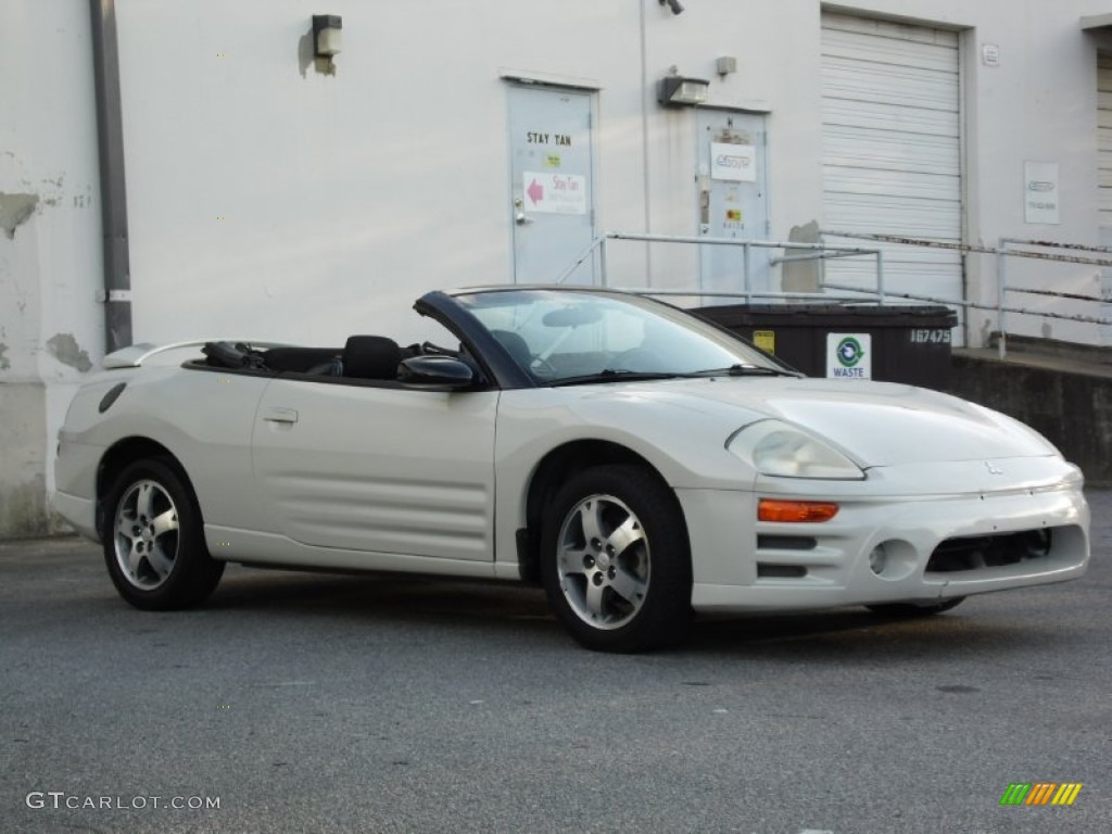 2003 Eclipse Spyder GS - Dover White Pearl / Midnight photo #4