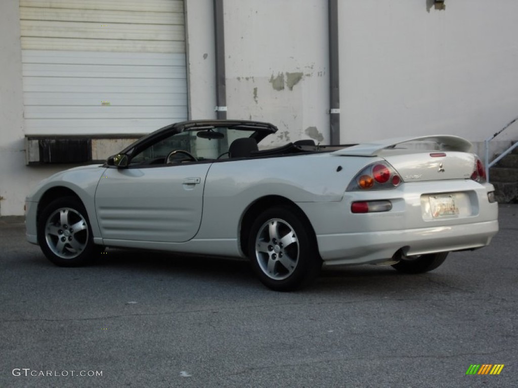 2003 Eclipse Spyder GS - Dover White Pearl / Midnight photo #6