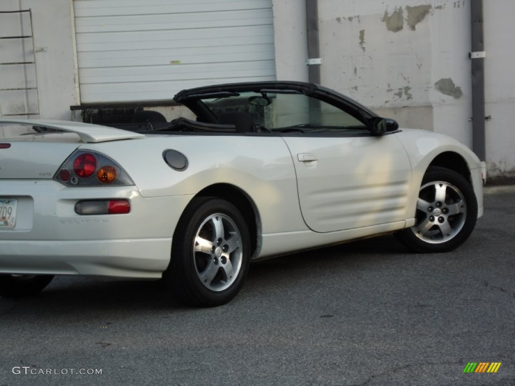 2003 Eclipse Spyder GS - Dover White Pearl / Midnight photo #7