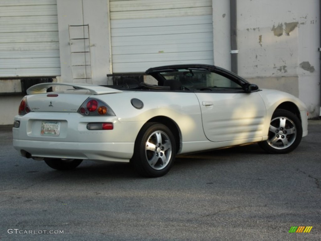 2003 Eclipse Spyder GS - Dover White Pearl / Midnight photo #20