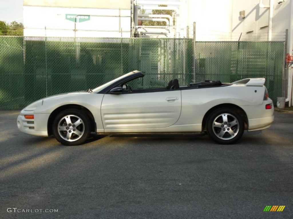 2003 Eclipse Spyder GS - Dover White Pearl / Midnight photo #21