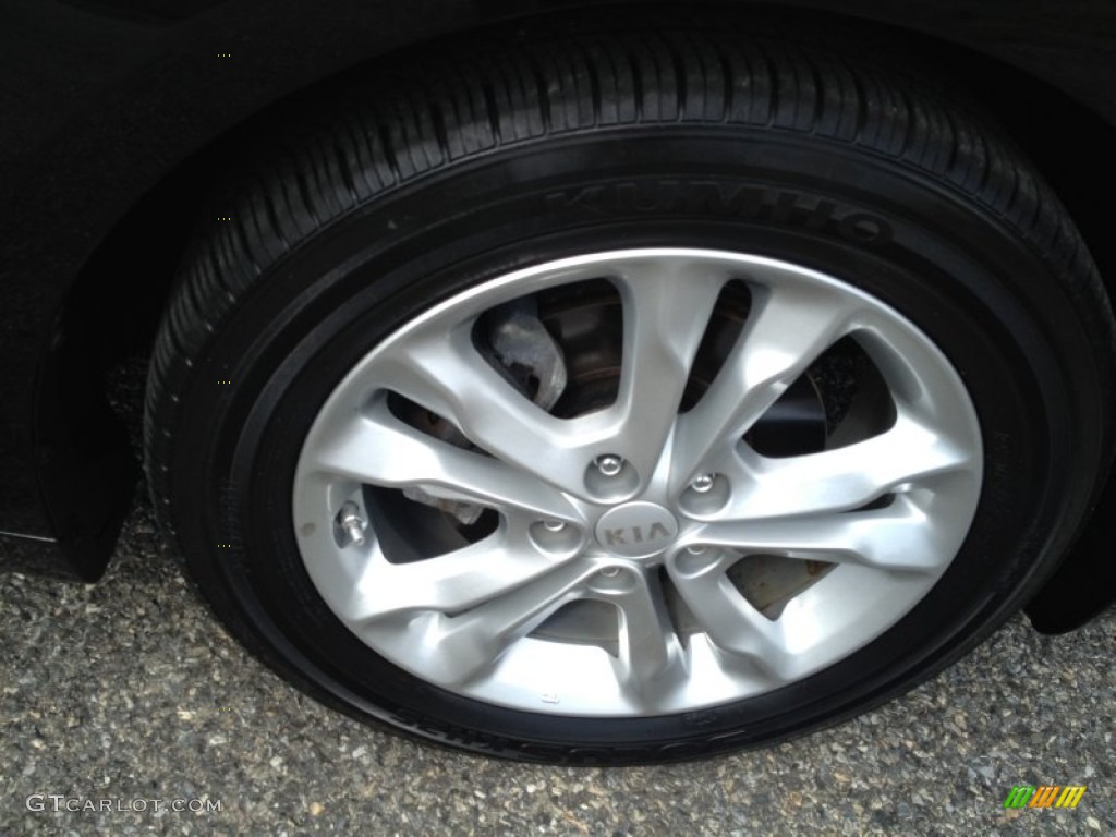 2013 Optima EX - Ebony Black / Gray photo #6