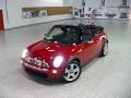 2006 Chili Red Mini Cooper S Convertible  photo #1