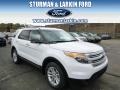2014 Oxford White Ford Explorer XLT 4WD  photo #1