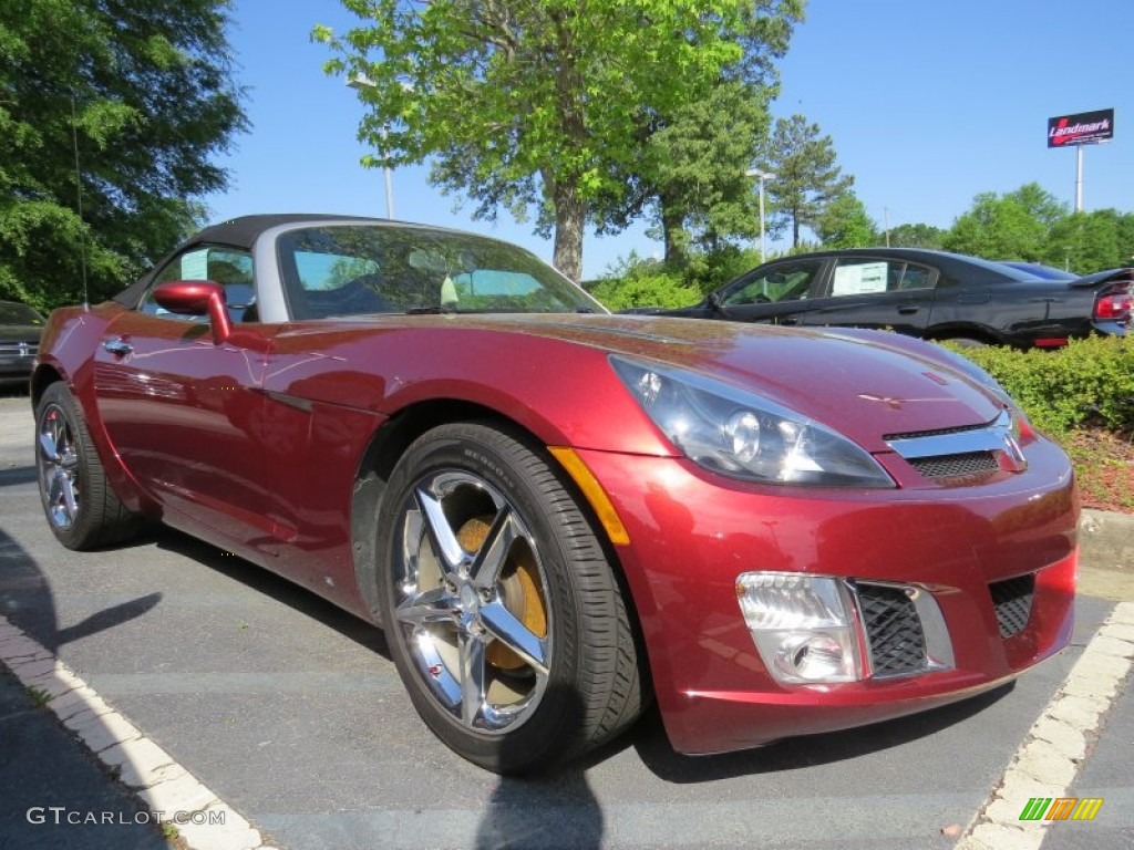 2009 Sky Red Line Ruby Red Special Edition Roadster - Ruby Red / Black photo #4