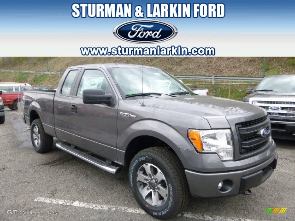 2014 F150 STX SuperCab 4x4 - Sterling Grey / Steel Grey photo #1