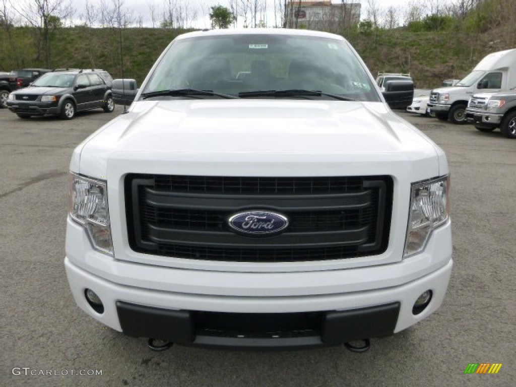 2014 F150 STX SuperCab 4x4 - Oxford White / Steel Grey photo #6