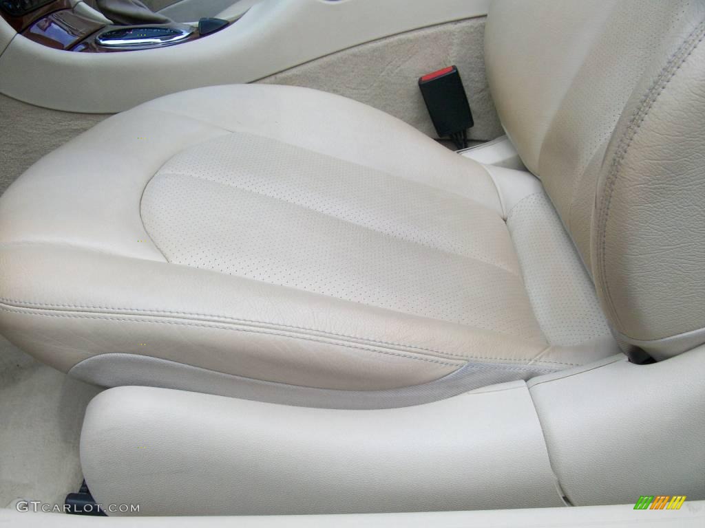2004 CLK 500 Cabriolet - Cadet Blue Metallic / Stone photo #16