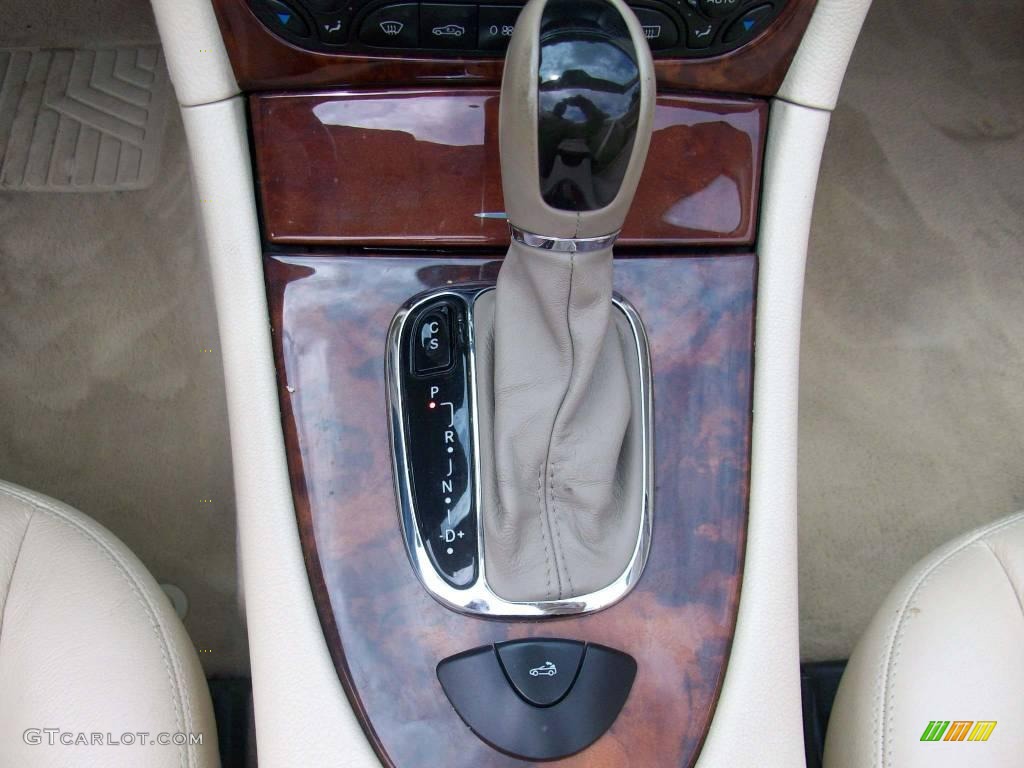 2004 CLK 500 Cabriolet - Cadet Blue Metallic / Stone photo #30