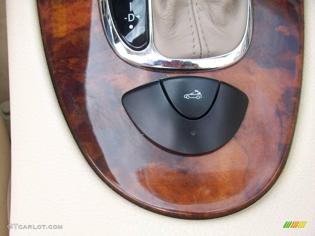 2004 CLK 500 Cabriolet - Cadet Blue Metallic / Stone photo #31
