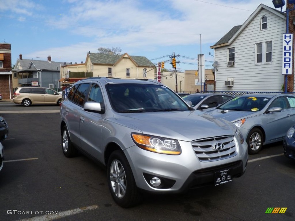 2011 Santa Fe Limited AWD - Moonstone Silver / Cocoa Black photo #1