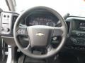Jet Black 2015 Chevrolet Silverado 3500HD WT Regular Cab Dump Truck Steering Wheel