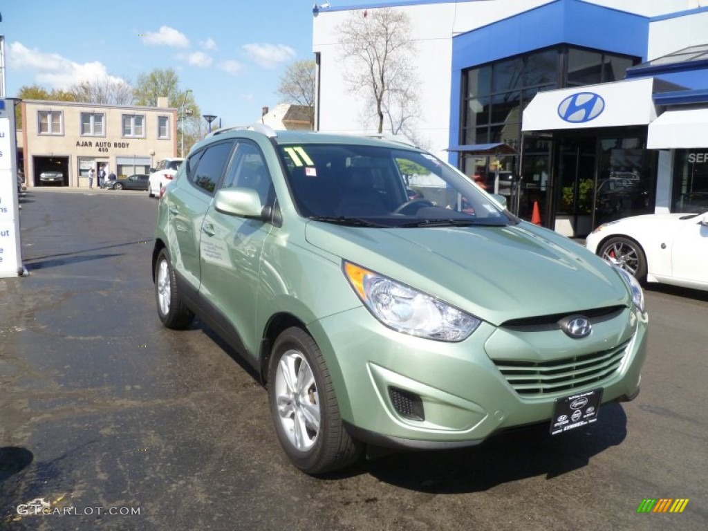 Kiwi Green Hyundai Tucson