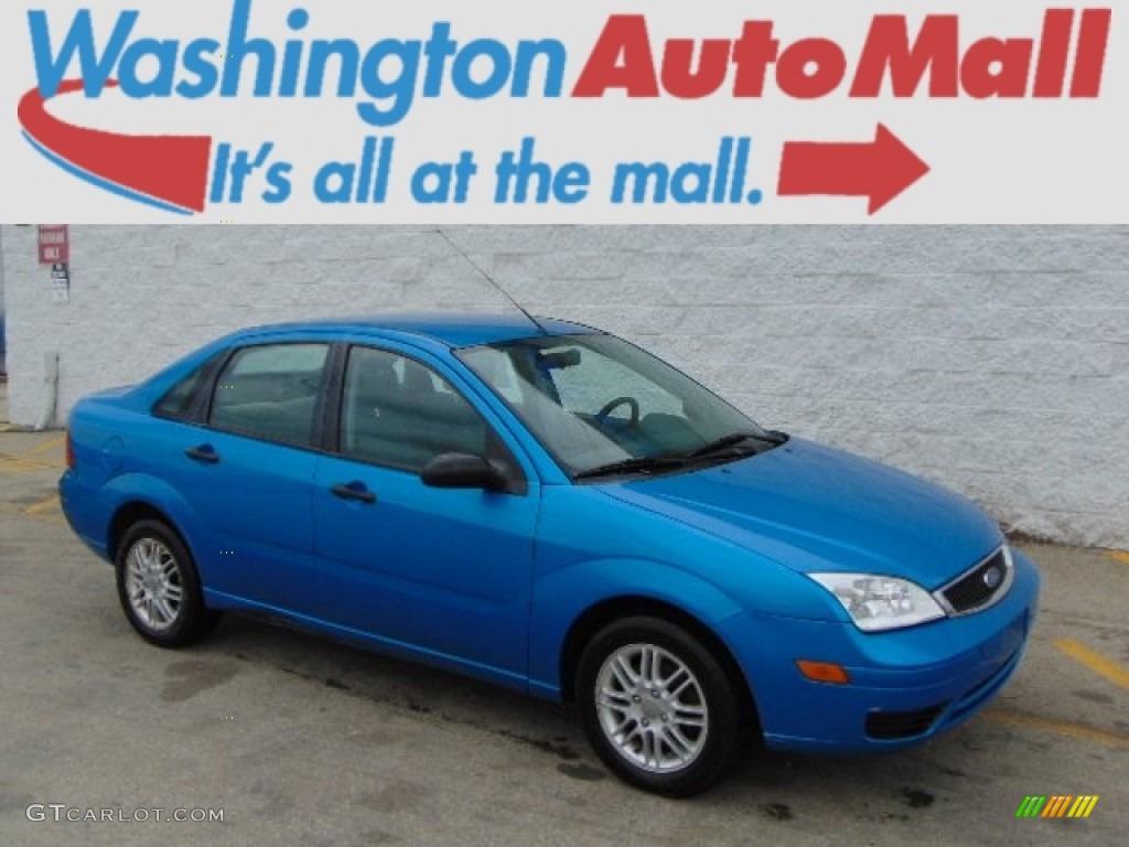 Aqua Blue Metallic Ford Focus