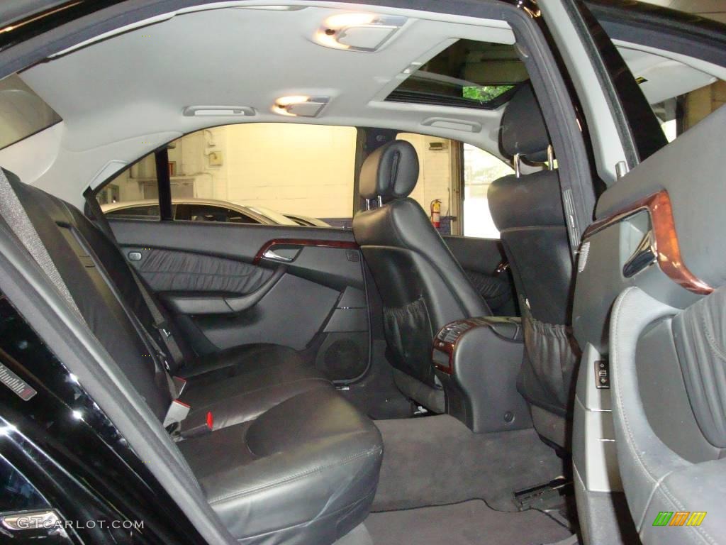 2004 S 500 4Matic Sedan - Black / Charcoal photo #17