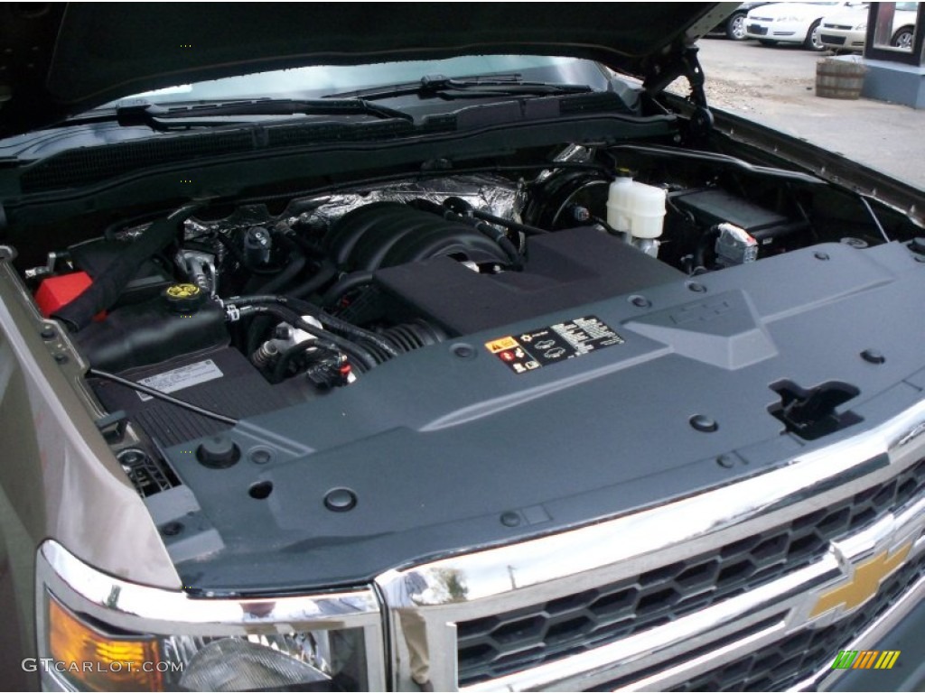 2014 Silverado 1500 WT Regular Cab 4x4 - Brownstone Metallic / Jet Black/Dark Ash photo #12