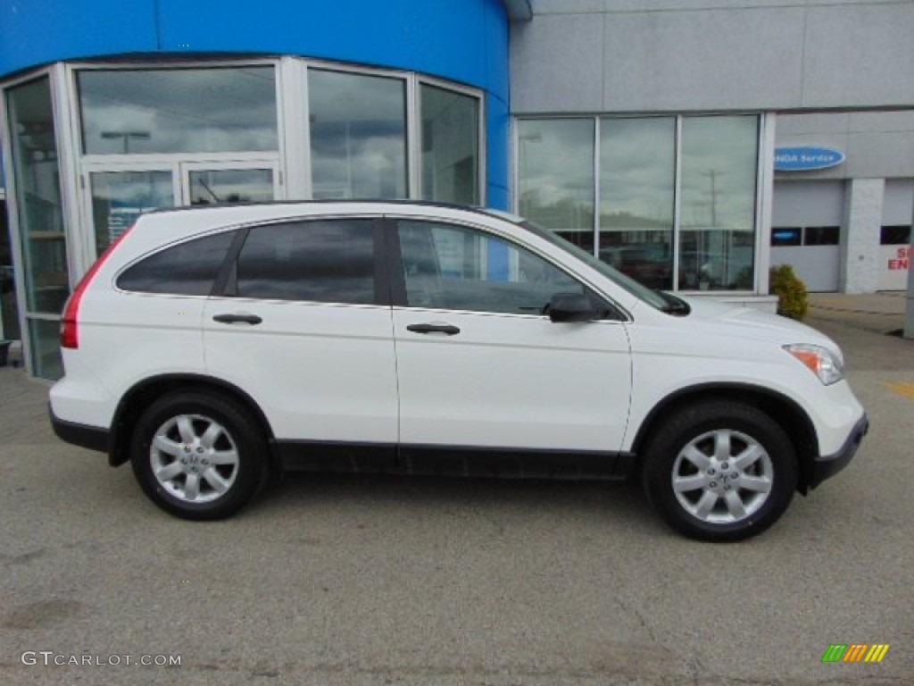 2009 CR-V EX 4WD - Taffeta White / Gray photo #2