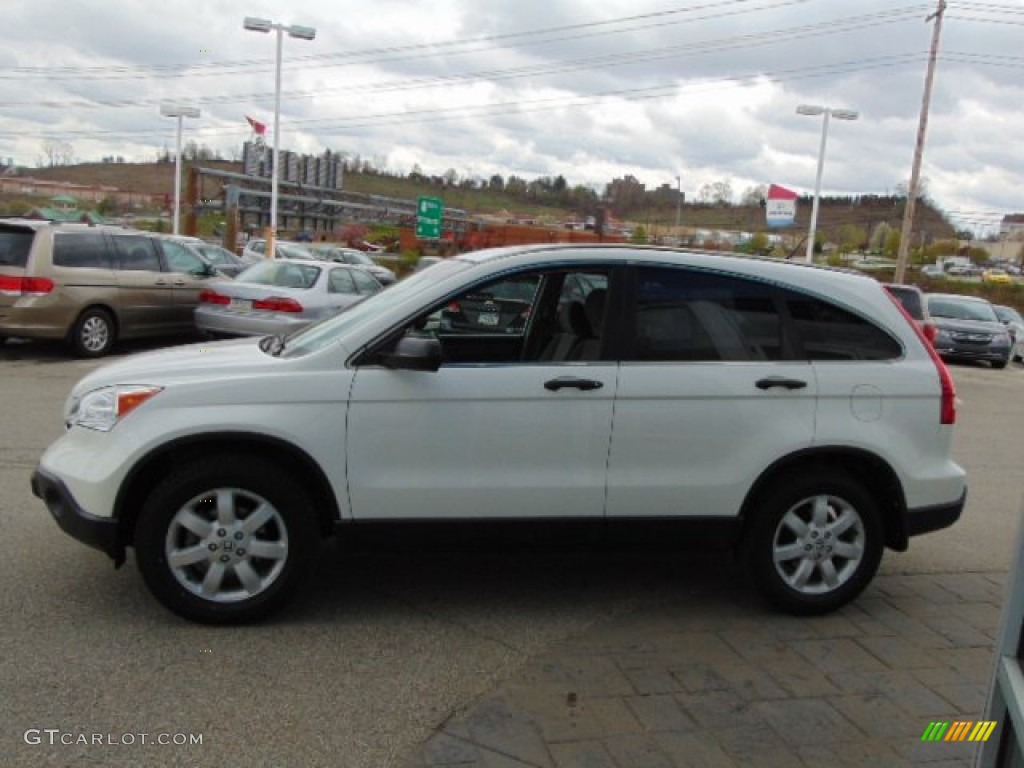 2009 CR-V EX 4WD - Taffeta White / Gray photo #7