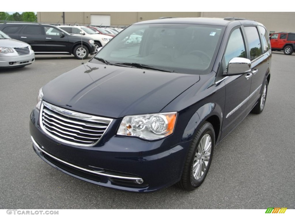 2014 Town & Country Touring-L - True Blue Pearl / Dark Frost Beige/Medium Frost Beige photo #1