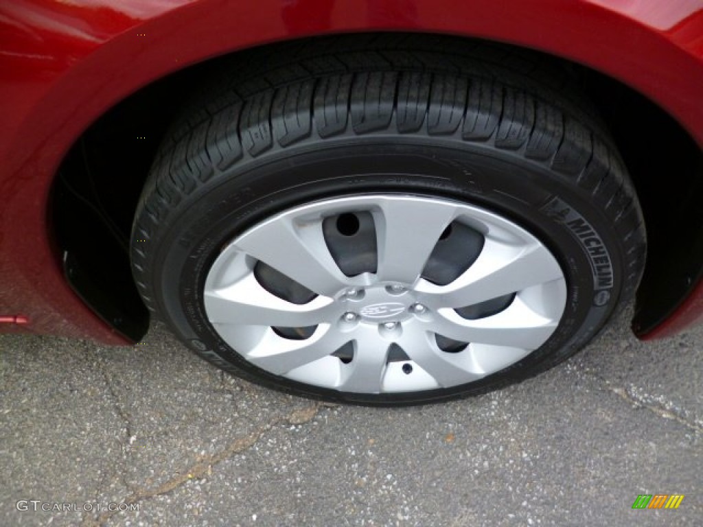 2010 Impreza 2.5i Sedan - Camellia Red Pearl / Carbon Black photo #9