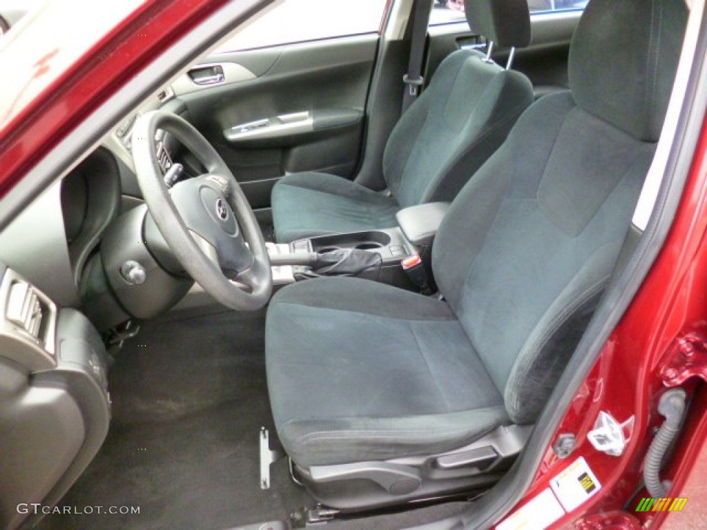 2010 Impreza 2.5i Sedan - Camellia Red Pearl / Carbon Black photo #15