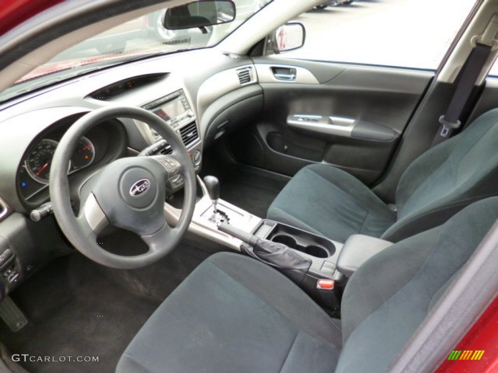 2010 Impreza 2.5i Sedan - Camellia Red Pearl / Carbon Black photo #16