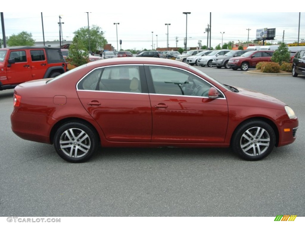 Spice Red Metallic 2006 Volkswagen Jetta 2.5 Sedan Exterior Photo #93114362