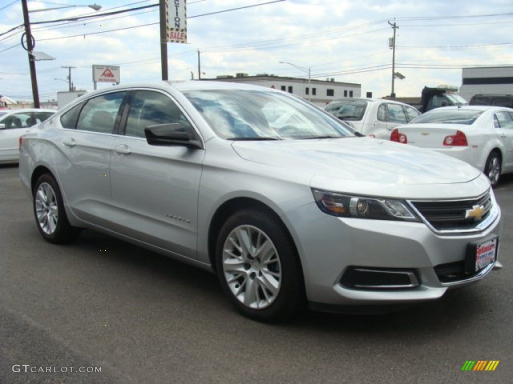 2014 Impala LS - Silver Ice Metallic / Jet Black/Dark Titanium photo #3