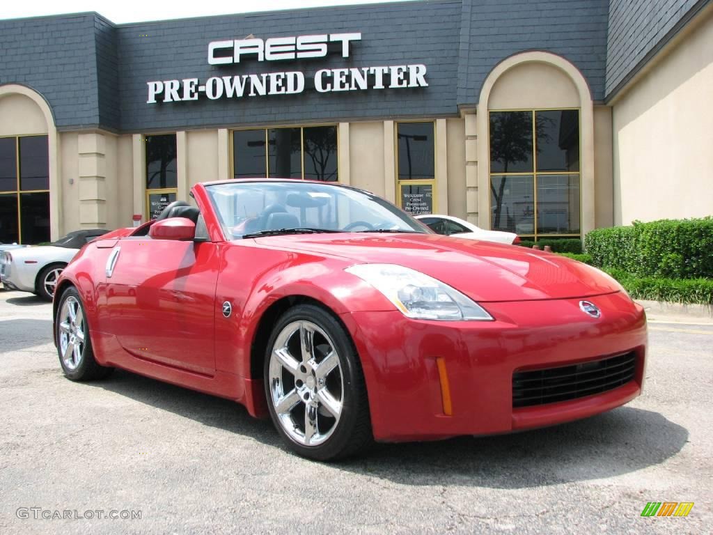 2004 350Z Touring Roadster - Redline / Charcoal photo #1