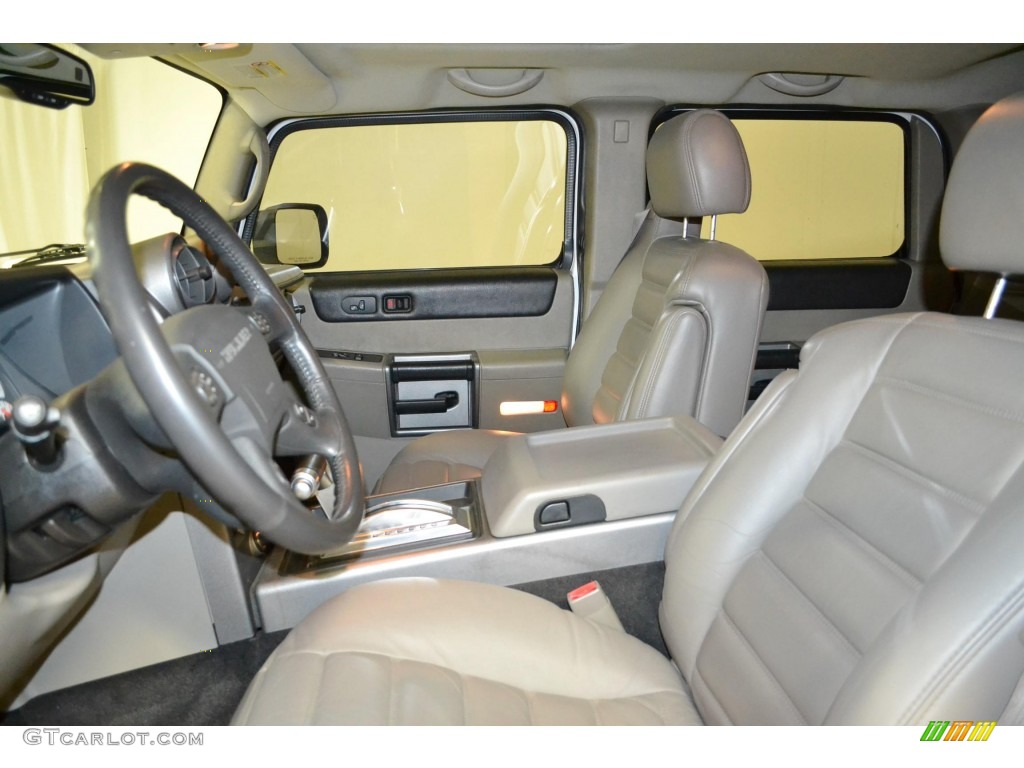 2003 H2 SUV - White / Wheat photo #13