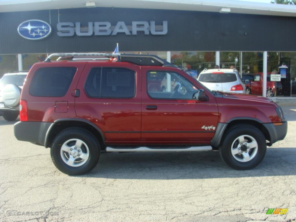 2004 Xterra SE 4x4 - Thermal Red Metallic / Gray photo #6