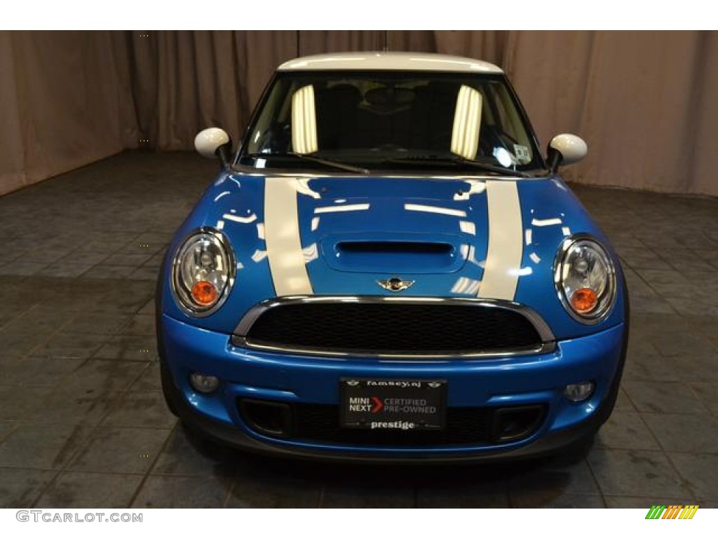 2012 Cooper S Hardtop - Laser Blue Metallic / Carbon Black photo #3