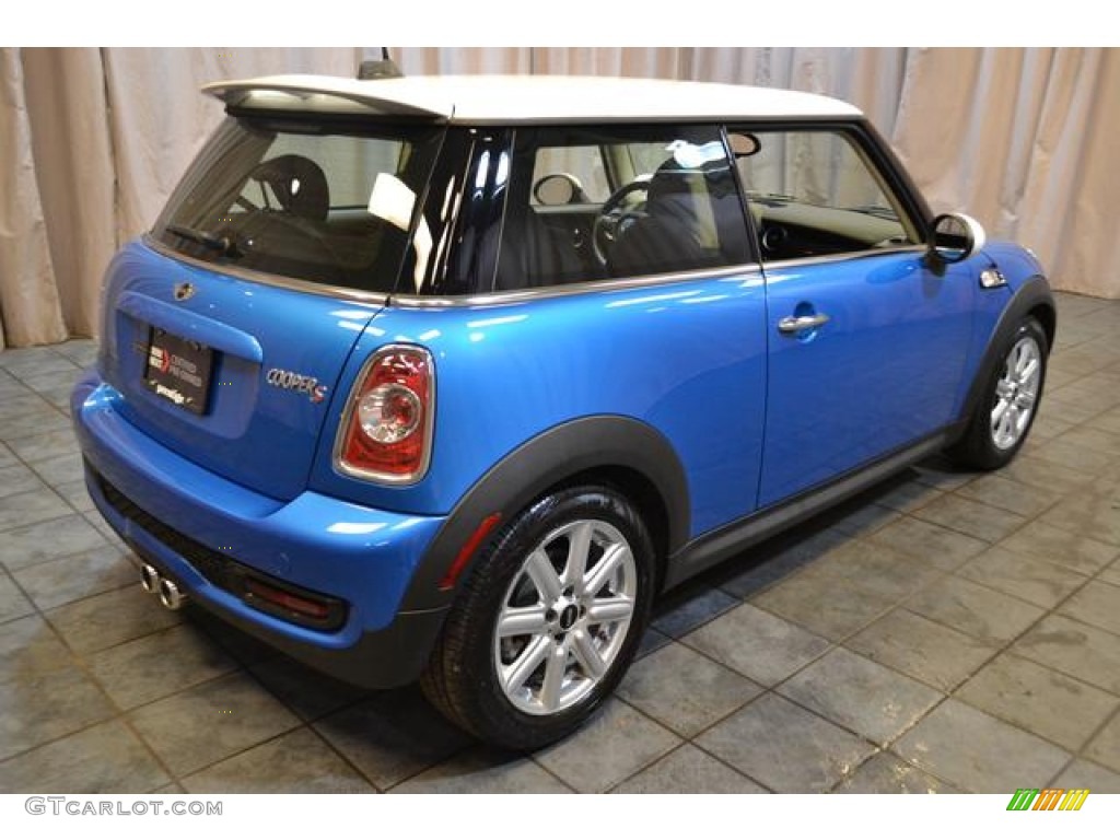 2012 Cooper S Hardtop - Laser Blue Metallic / Carbon Black photo #13