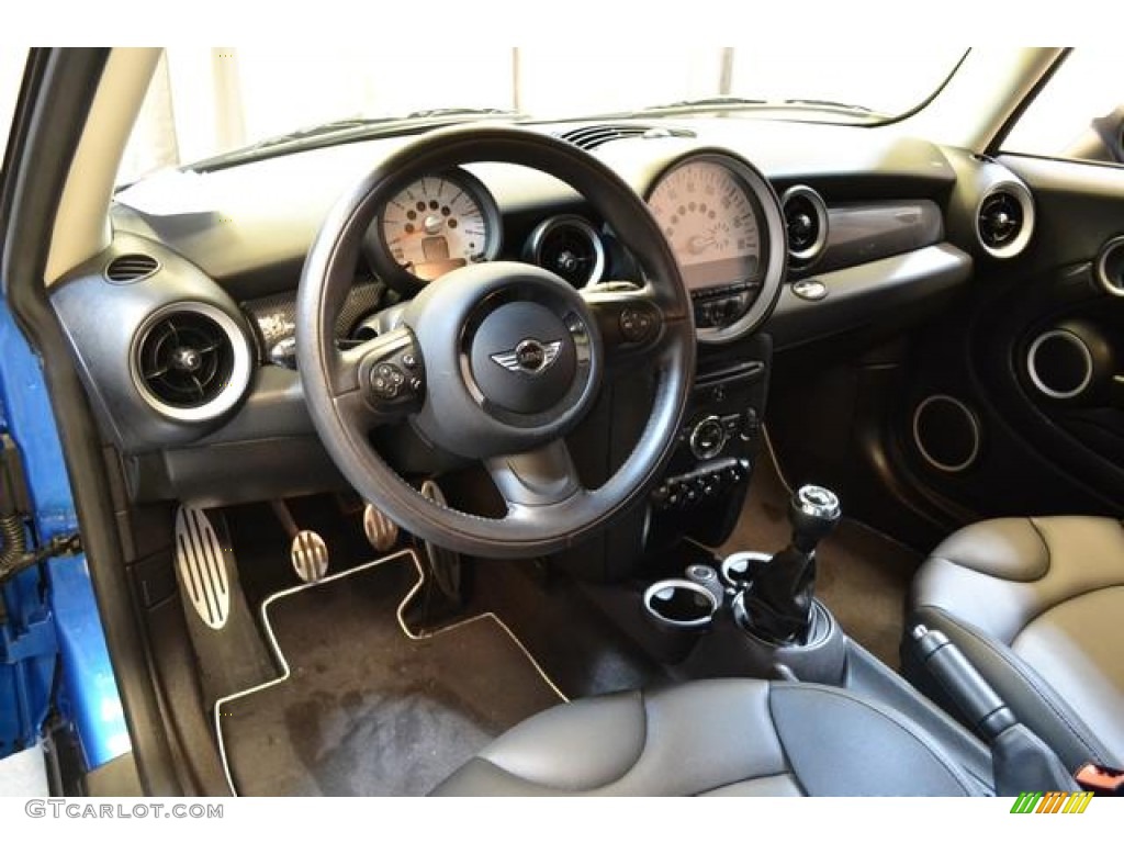 2012 Cooper S Hardtop - Laser Blue Metallic / Carbon Black photo #27