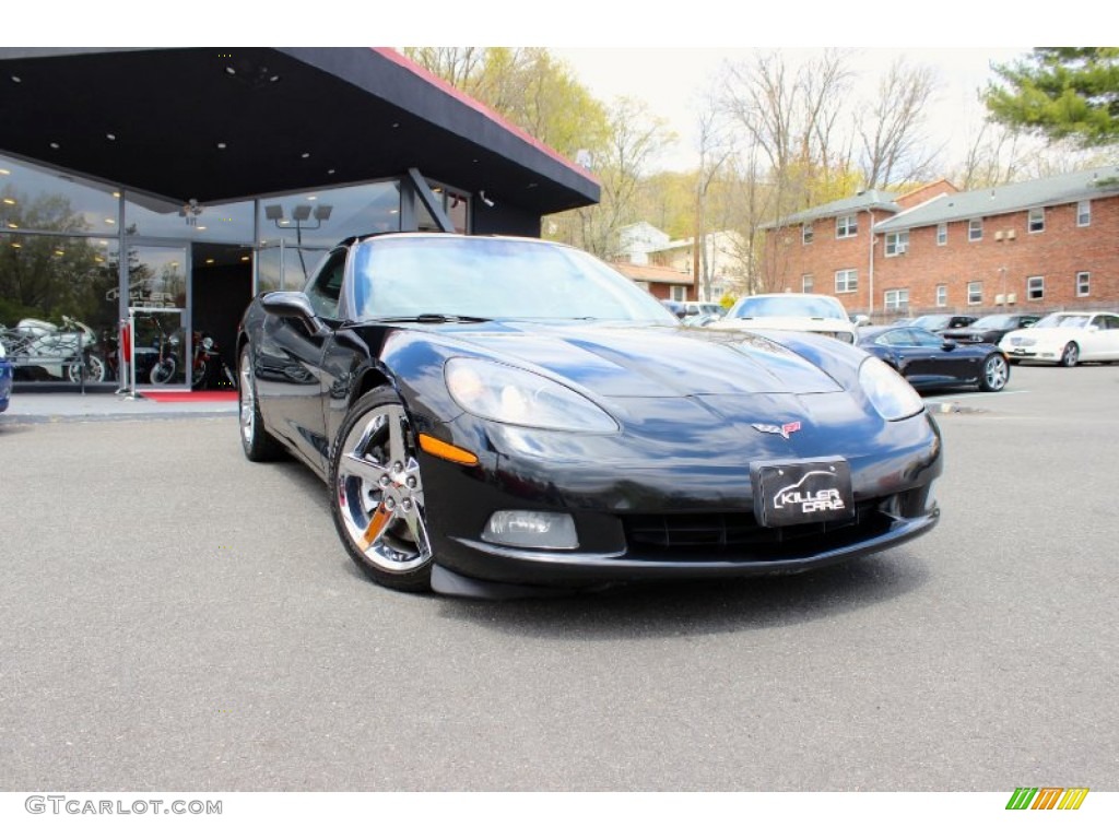 Black Chevrolet Corvette