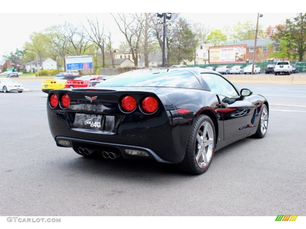 2007 Corvette Coupe - Black / Ebony photo #7